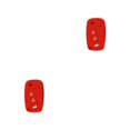 thumbnail image 1 of Kenally Llave del coche Funda de silicona Reemplazo de la cubierta de las llaves del vehículo Protector a prueba de arañazos Piezas de Rojo 2piezas, 1 of 6