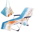 thumbnail image 4 of para Silla de Playa con Bolsillos Laterales, de Toalla para Sillón Cómoda y de Secado Rápido, Adecuada para Playa Al Aire Libre, 4 of 5