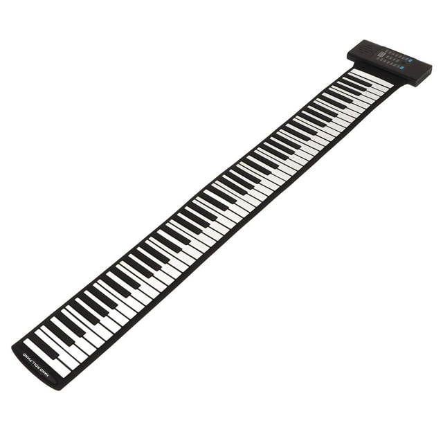Piano Enrollable Portátil, Compatible Con Aplicación, Recargable, Flexible, 88 Teclas, Piano Enrollable Sensible Al Tacto, Sonido Puro Profesional Para Principiantes