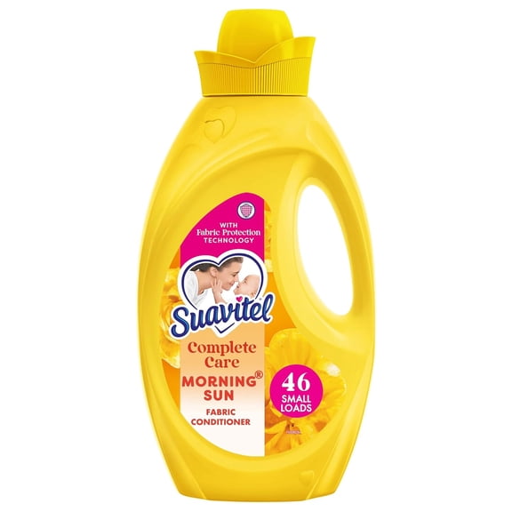 Suavitel Complete Liquid Fabric Softener, Fabric Conditioner, Morning Sun Scent, 46 fl oz Bottle