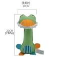 thumbnail image 3 of Juguete masticable para perros con aroma a maíz y carne; juguete interactivo duradero para mascotas, de terciopelo con forma de piña, que chirría y limpia los dientes, 3 of 4
