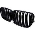 thumbnail image 2 of Left Right Glossy Black Dual Slats Kidney Grille Fit 2009-2015 BMW F01 F02 730 740 750 760 Sedan None Camera, 2 of 8