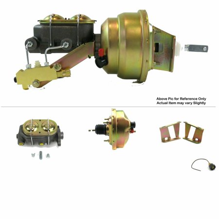 For Chevrolet Firewall Mount Power 8" Single Brake Booster Kit Drum/Drum