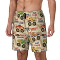 thumbnail image 2 of Fotbe Animal Truck Men’s Swim Trunks Quick Dry Swim Shorts Board Shorts with Mesh Lining-Small, 2 of 9