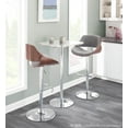 thumbnail image 2 of LumiSource Fabrizzi Adjustable Barstool - Set of 3, 2 of 6