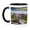 Black/White, variant on 3drose, Austria, Durnstein, Wachau Valley, Danube River - Eu03 Mgl0036 - Miva Stock, 11oz Two-tone Yellow Mug