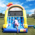 thumbnail image 5 of Relunch 24FT PVC Inflatable Double Water Slide with Pool & Climbing Wall, Backyard Water Park w/ Blower for Kids Party 24x11x12ft, 5 of 12