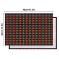 thumbnail image 6 of Multicolor Christmas Pattern Summer Placemats Table Placemats Set Of 4-Linen Kitchen Washable Placemats Table Mats 11.8"x17.7" Non-Slip Heat Resistant, 6 of 6