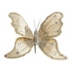 thumbnail image 2 of Adorno navideño de mariposa con pinza para la pared, decoración brillante para el árbol de Navidad Oro, 2 of 9