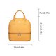 thumbnail image 4 of Bolso Doble Capas Almuerzo Gran Capacidad Bento Picnic () Amarillo, 4 of 5