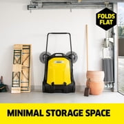 Karcher S 6 Twin, Push Sweeper, 10 Gallon, Outdoor Walk-Behind Street Sweeper