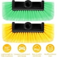 thumbnail image 4 of Wash Brush Head with Soft Detailing Bristle Flow Thru Car Cleaning Brush Exterior Car Wash Equipment for Auto Truck RV Boat Camper Washing, 10 Inch(2 Pcs Yellow, 2 Pcs Green), 4 of 12