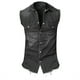 thumbnail image 2 of Chaleco vaquero estilo años 80 para hombre: chaqueta vaquera sin mangas con bolsillos laterales, diseño punk retro, 97 % algodón, tallas S-XXL, 2 of 5
