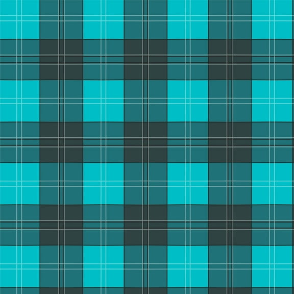 Plaid Turquoise Teal Gray Grey Pattern Premium Roll Gift Wrap Wrapping Paper