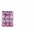 thumbnail image 3 of Hmgxay 24PC 1.2" Christmas Tree Baubles, Festive Hanging Ornaments for Holiday Decoration, Glittery Christmas Balls for Tree Trimming, Stylish Xmas Decoration Packs of 24, 3 of 6