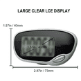 thumbnail image 2 of NEW 2X Pedometer for Walking, Accurate with Big Display and Belt Clip Men Women Kids Elders, 2 of 4