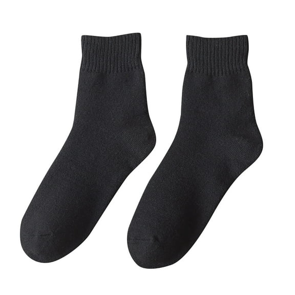 Guieoi Womens Plus Size $5 Thermal Socks for Men Winter Socks Men Women Winter Thicken Keep Warm Couple Socks Fashion Trend Socks