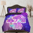 thumbnail image 1 of Haz el amor y no la guerra funda nórdica psicodélica setas juego de cama hippie full,, 1 of 4