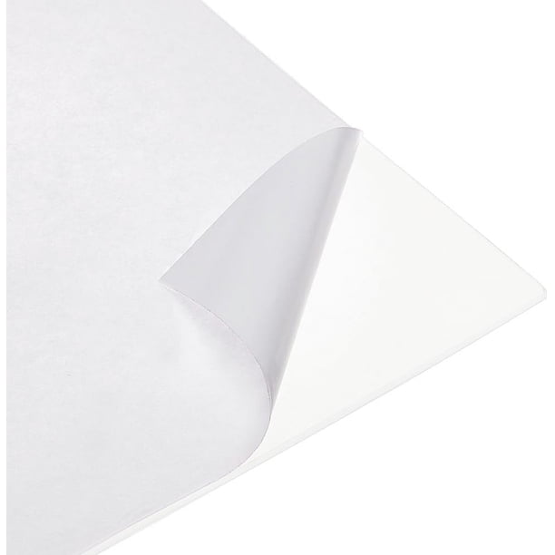 2 láminas de silicona adhesivas blancas antideslizantes, protectores de suelo cuadrados para juntas, nivelación y sellado DIY de 7,9 x 7,9 pulgadas.