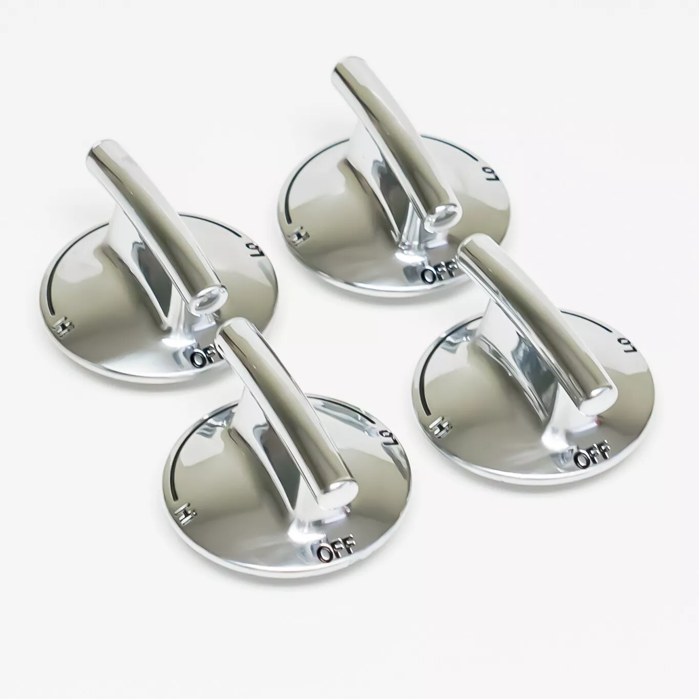 4 Pack of 7733P410-60 for Jenn Air Kitchenaid Gas Range Burner Knob