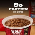 thumbnail image 5 of Wolf Brand Chili With Beans, 9g Protein Per Serving, Microwaveable, 7.25 oz. Bowl, 5 of 8
