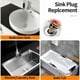 thumbnail image 2 of Bouchon de lavabo Pop Up con filtro antiobstrucción, Bouchon de Vidange Unversel, Bonde pour Lavabo à Poser, Bonde pour Baignoire (Doré, 34-38 mm) HA, 2 of 5