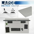 thumbnail image 4 of VIVO Dark Gray 48 x 30 inch Universal Table Top for Sit to Stand Desk Frames, 4 of 8