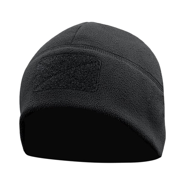 Gorro de invierno cálido, grueso y ligero, para actividades al aire libre y snowboard. Negro