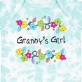 thumbnail image 4 of Inktastic Grannys Girl Bright Flowers Girls Baby Bodysuit, 4 of 5