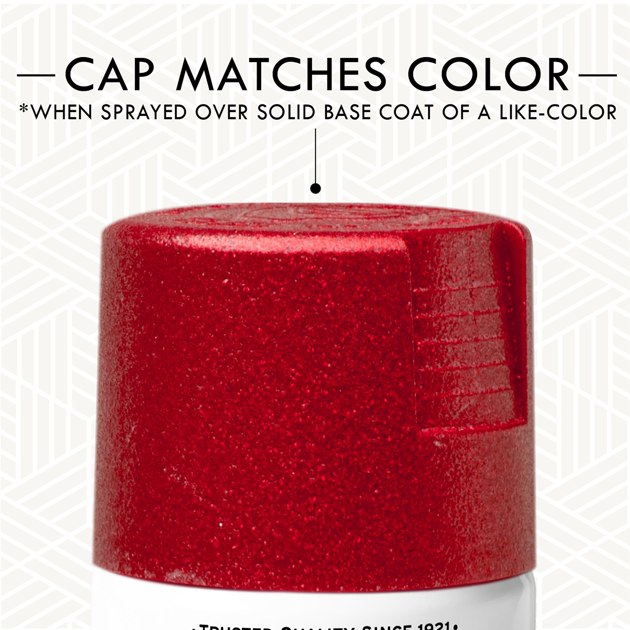 Rust-Oleum 268045 Specialty Glitter Paint Spray, 10.25 Oz, Red