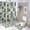 style-1173, variant on Shower Curtain Sets 4 Piece Non-Slip Rugs And Toilet Mat Lid Rug Accessories A Cute Sloth Playing The Guitar Waterproof Personality Pattern Bath Curtain Abstract Sloth for Bathroom Decor Set