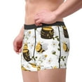 thumbnail image 2 of Honeii Honey Bee Insect Men's Underwear Boxer Briefs Pack, ComfortSoft Boxer Brief for Men, Moisture-Wicking Breathable-X-Large, 2 of 5