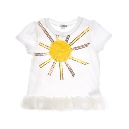 Flapdoodles girls Tulip Sleeve Top, 4