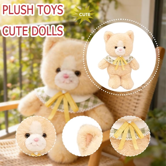 Easter Decorations Bunny Plush Toys 12in Cute Bear Stuffed Animal Soft Cuddly Doll Perfect Birthday Gifts for Adults Friends Graduation Christmas Valentines Day Present A