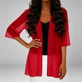 thumbnail image 2 of Women's Cardigan Daily Outerwear Colored Sun Protective Jacket Scarf, 2 of 4