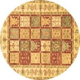 thumbnail image 1 of Ahgly Company Indoor Round Persian Brown Traditional Area Rugs, 6' Round, 1 of 4