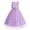 Purple, variant on IBTOM CASTLE Girls Sparkly Flower Pageant Tulle Dress Sequin Floral Applique Fairy Tea Length Gown for Birthday Wedding Graduation Daddy Daughter Dance Pink