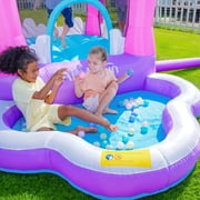 AirMyFun Bounce House Inflatable Bouncer for Kids Jumping Castle with Blower, Family Backyard Bouncy Castle for Backyard
