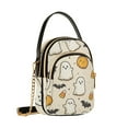 thumbnail image 7 of FORMRS Crossbody Bag for Women Quilted Travel Shoulder Cell Phone Purse with Chain Strap Handbag, Halloween Cute Ghosts, 7 of 7