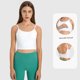 thumbnail image 2 of Greeniant Camiseta sin mangas, sujetador deportivo, chaleco deportivo, accesorios de gimnasio lavables, ropa para correr, comodidad, resiliencia, Uniforme atlético Blanco ocho, 2 of 6