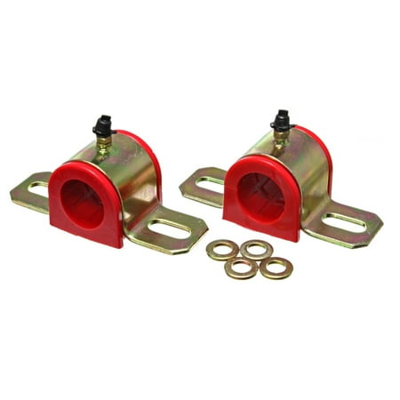 All Bar 1 - Energy Suspension All Non-Spec Vehicle Red Greaseable 1 inch Front Sway Bar Bushings