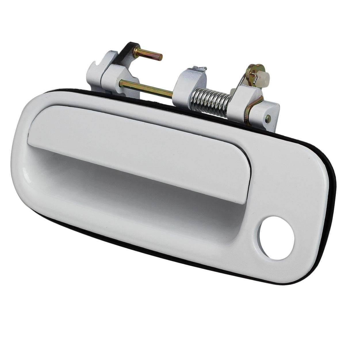 Exterior Door Handle Rear Right for 1992-1996 Toyota Camry 040 White 