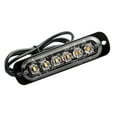 thumbnail image 5 of Waterproof 18W 17 Patterns Car 6 LED Universal Strobe Flash Light - White, 112x28mm, 5 of 10