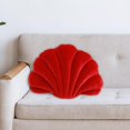 thumbnail image 2 of Floor Pillow Cushion Exquisite Workmanship Shell Cushions Solid Throw Pillow for Red, 2 of 8
