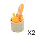 thumbnail image 1 of 2x Accesorio De Casa De Muñecas En Miniatura Accesorio De Comida Rápida En Miniatura Para Manualidades Regalo, 1 of 9