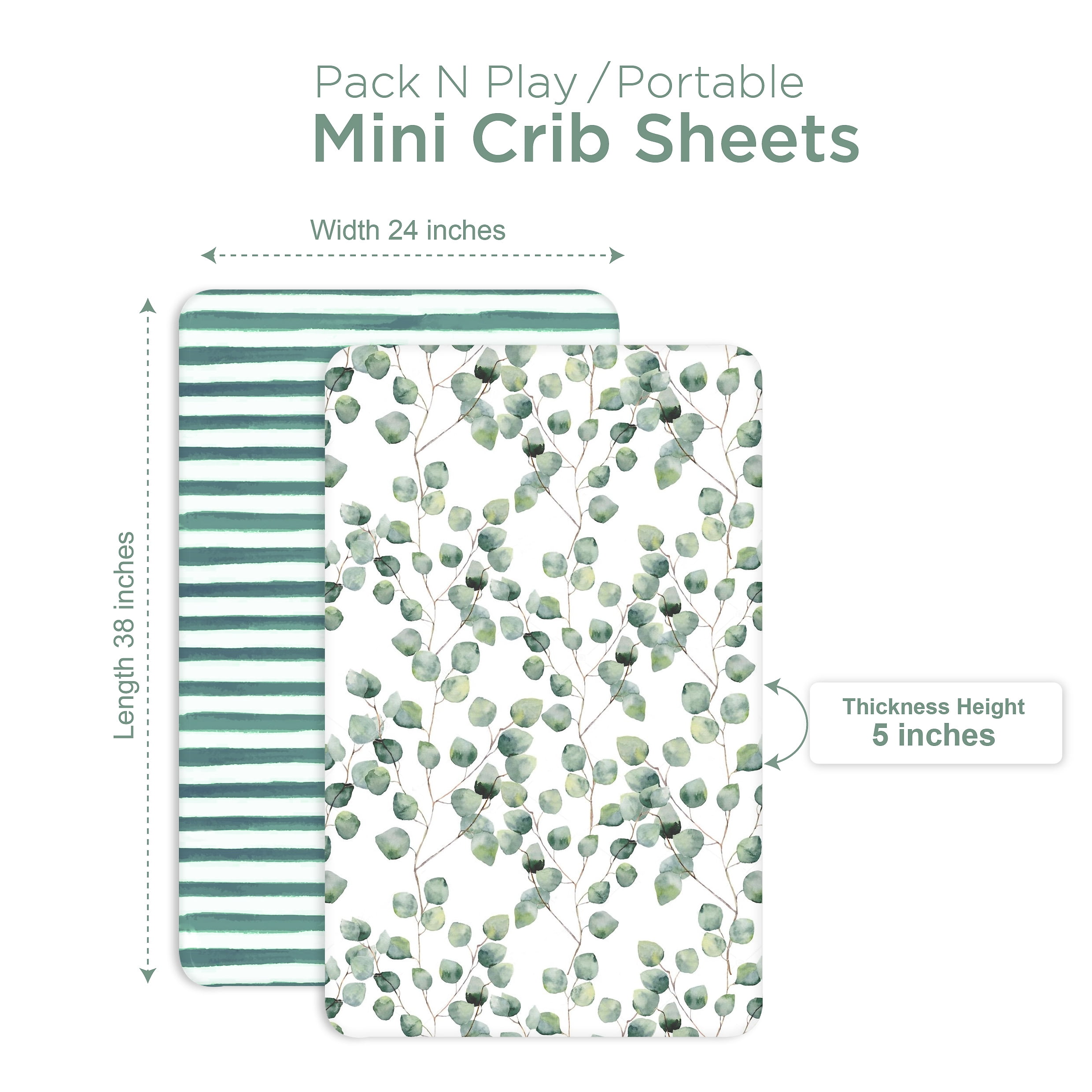 Crib sheet shop measurements