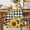 Black, variant on Pastoral Sunflower Dining Table Runner, Wildflowers Country Retro Letter Background Washable Table Runners Kitchen Coffee Table Center Decor for Home Party Holiday Wedding 13 x 36 Inches