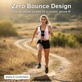 thumbnail image 5 of Running Hydration Vest,Lightweight Reflective Sports Vest with Water Bottle & Phone Pockets,Adjustable Chest Strap for Marathon, Hiking, Cycling, Men Women, 5 of 7