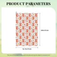 thumbnail image 4 of Pofeuu Squirrel And Maple Leaf Print Premium Golf Towel with Carabiner Clip Absorbent Microfiber Waffle Pattern Golf Towel for Golf Bag Trolly Belt Loop, 4 of 8