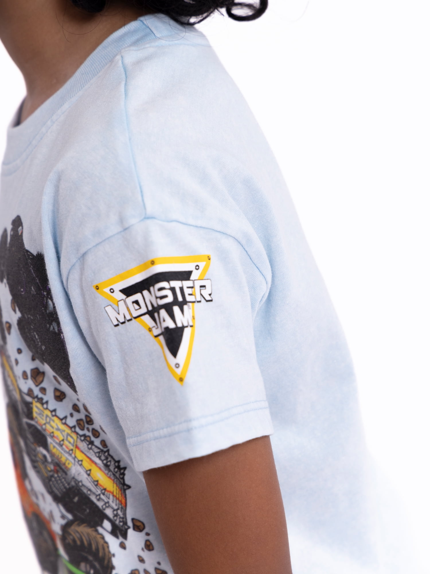 Monster Jam Toddler Graphic Crewneck Tee with Short Sleeves, Sizes 12M-5T